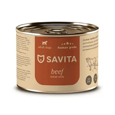Savita консервы для собак «Говядина»