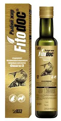 Агроветзащита Fitodoc мультикомпонентная кормовая добавка рыбий жир для кошек и собак